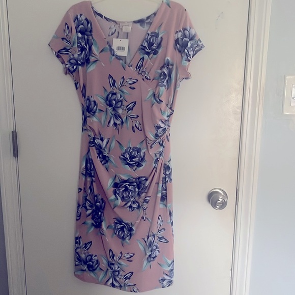 Purple Rain Dresses & Skirts - Floral Pink Dress By Purple Rain